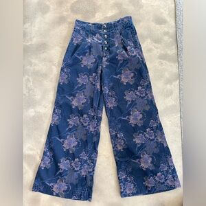 Pilcro and the Letterpress High Waist Wide Legged Pants
